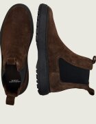 COPENHAGEN STUDIOS Ghete chelsea CPH603M | zamsz cu adaos de piele