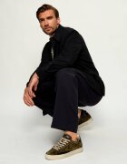 Crime London Sneakers Essential | piele întoarsă cu adaos de piele