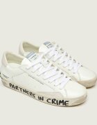 Crime London Teniși din piele Distressed