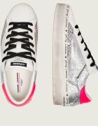 Crime London Teniși din piele DISTRESSED