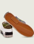 Crime London Teniși din piele DISTRESSED LOW | piele întoarsă