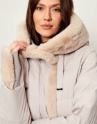 Diego M Geacă de puf | Oversize fit cu adaos de lână
