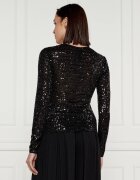 DKNY Bluză PAILLETTES | Regular Fit