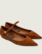 Dolce & Gabbana Balerini Mary Jane | piele întoarsă