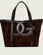 Dolce & Gabbana Geantă shopper + borsetă DG Belt | piele întoarsă