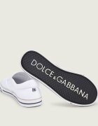 Dolce & Gabbana Slip on cu adaos de piele