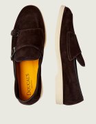 Doucal's Pantofi monk | piele întoarsă