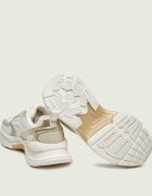 EA7 Sneakers cu adaos de piele