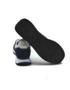 EA7 Sneakers cu adaos de piele