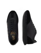 EA7 Sneakers cu adaos de piele