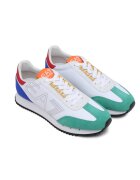 EA7 Sneakers cu adaos de piele