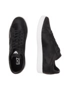EA7 Sneakers cu adaos de piele