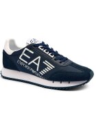EA7 Sneakers cu adaos de piele