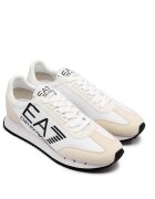 EA7 Sneakers cu adaos de piele
