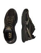 EA7 Sneakers cu adaos de piele
