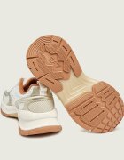 EA7 Sneakers cu adaos de piele