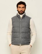 Eleventy De puf vestă | lână | regular fit cu adaos de cașmir