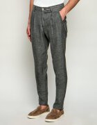 Eleventy Pantaloni | Slim Fit | cu adaos de mătase și lână