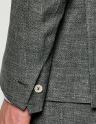Eleventy Sacou | Slim Fit | cu adaos de mătase și lână