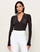 Elisabetta Franchi Body | Slim Fit cu adaos de mătase