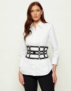 Elisabetta Franchi Curea cu adaos de piele