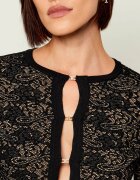 Elisabetta Franchi De dantelă cardigan | Slim Fit