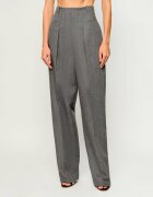 Elisabetta Franchi De lână pantaloni cu cordon | Oversize fit