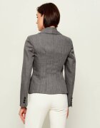 Elisabetta Franchi De lână sacou 2 în 1 | Slim Fit | shearling