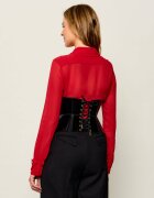 Elisabetta Franchi De piele corset | Slim Fit