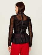 Elisabetta Franchi De tul bluză | Slim Fit