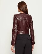 Elisabetta Franchi Geacă de piele | Cropped Fit