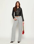 Elisabetta Franchi Geacă de piele | Cropped Fit