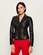 Elisabetta Franchi Geacă de piele | regular fit
