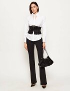 Elisabetta Franchi Geantă tip sac + borsetă | piele întoarsă