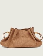 Elisabetta Franchi Geantă tip sac + borsetă | piele întoarsă