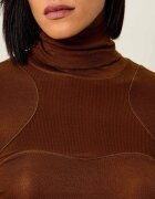 Elisabetta Franchi Rochie cu adaos de lână