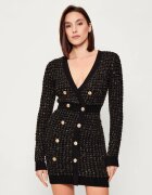 Elisabetta Franchi Rochie cu adaos de lână