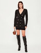 Elisabetta Franchi Rochie cu adaos de lână