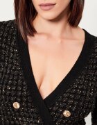 Elisabetta Franchi Rochie cu adaos de lână
