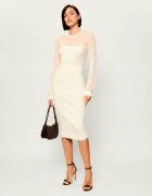 Elisabetta Franchi Rochie cu adaos de mătase