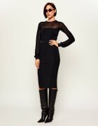 Elisabetta Franchi Rochie cu adaos de mătase