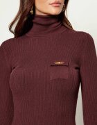 Elisabetta Franchi Rochie cu adaos de mătase
