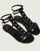 Elisabetta Franchi Sandale cu adaos de piele