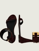 Elisabetta Franchi Sandale | piele întoarsă