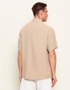 Emporio Armani Cămașă | Relaxed fit | cu adaos de in