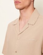 Emporio Armani Cămașă | Relaxed fit | cu adaos de in