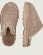Emu Australia Căptușite papuci de casă Sharky Slide | piele întoarsă | shearling