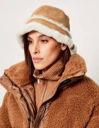 Emu Australia Cu două fețe pălărie Shearling | piele întoarsă