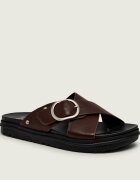 Emu Australia De piele șlapi Ebony
