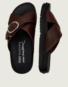 Emu Australia De piele șlapi Ebony